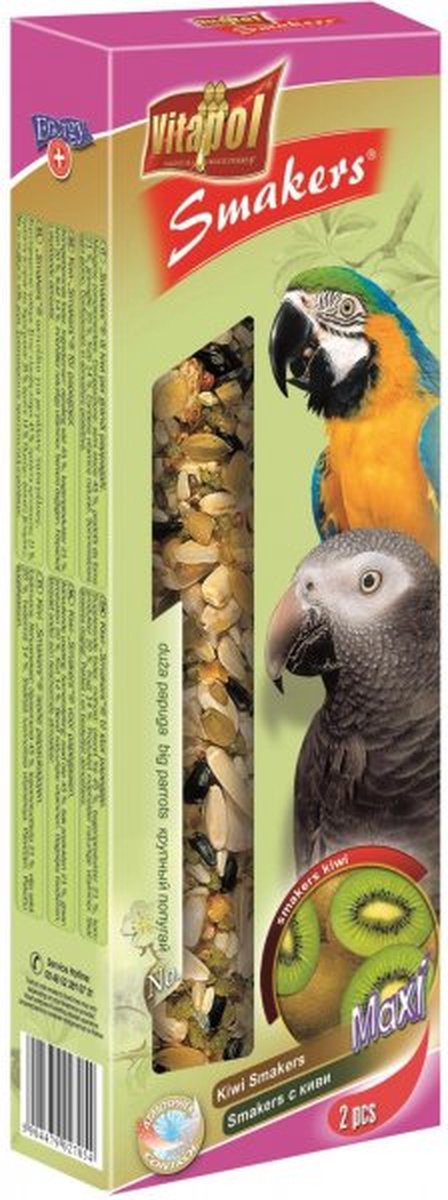 Vitapol Krakers papugowo-kiwi - 1 pudełko przekąska papugowa