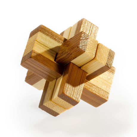 Bambusowa łamigłówka mózgowa Eureka 3D ***