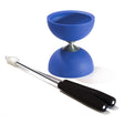 Eureka Rubber Diabolo z aluminiowymi patykami - ciemnoniebieski