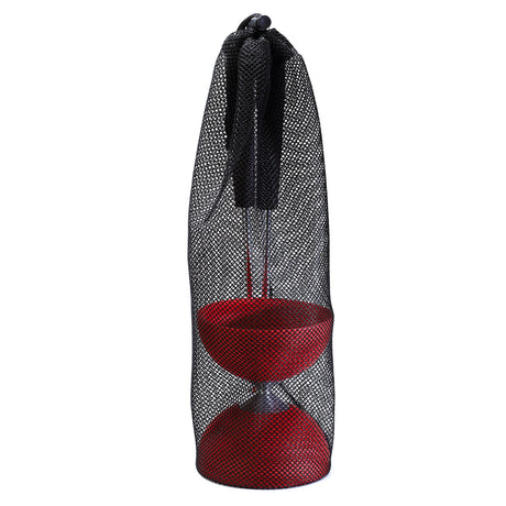 Eureka Rubber Diabolo z aluminiowymi patykami - czerwony