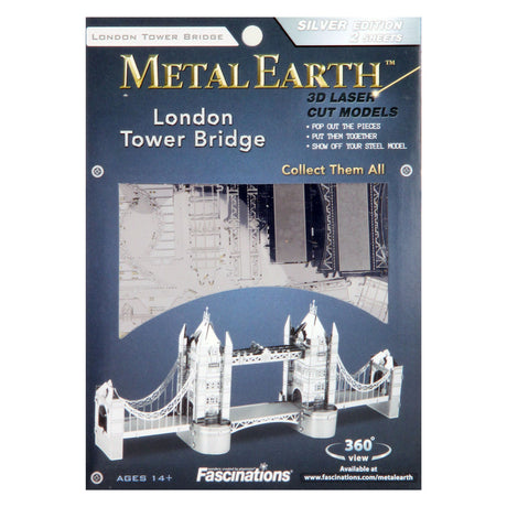 Eureka Metal Earth London Tower Bridge w kolorze srebrnym