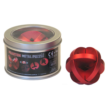 Metalowa łamigłówka Eureka w puszce - fantom **