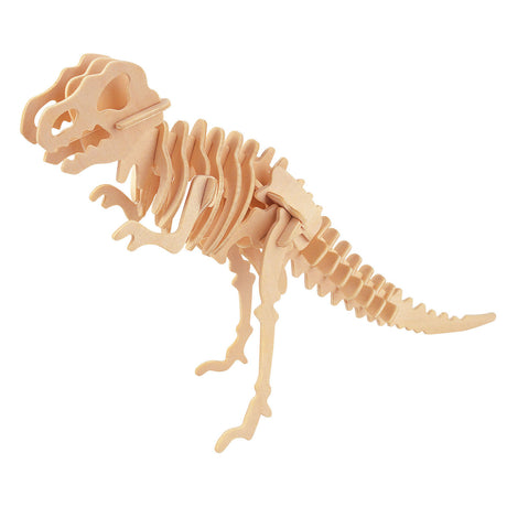 Drewniany zestaw do budowania warsztatu Eureki Geppetto 3D - Tyranozaur