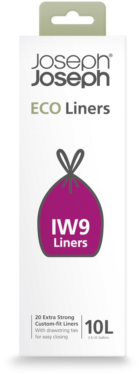Worki na odpady Joseph Joseph Eco Liner szare - iw9 - 10 l - 20 sztuk