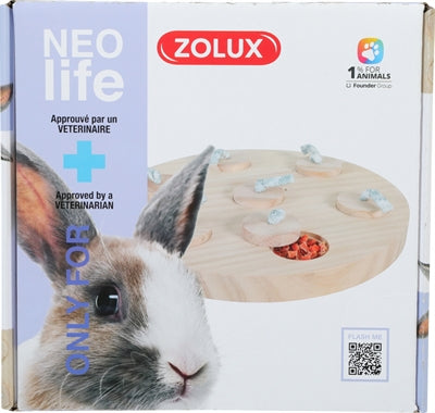 ZOLUX Neolife Treat Tray Rabbit Wood
