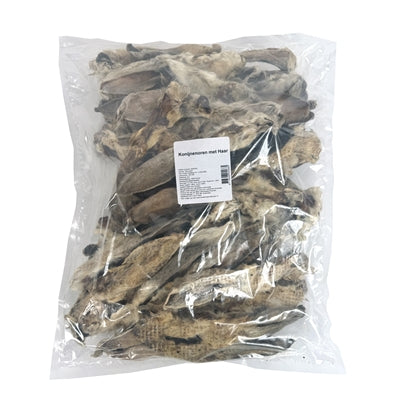 Uszy królika Petsnack z futrem