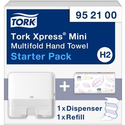 Dozownik ręczników tork xpress biały 101 mm x 295 mm x 302 mm