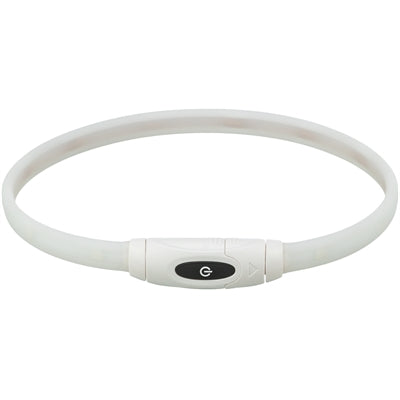 Trixie świecąca obroża dla psa USB, silikonowa, ładowana, wielokolorowa