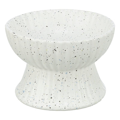 Trixie miska na karmę dla kotów miska do picia podwyższona, ceramiczna, biała
