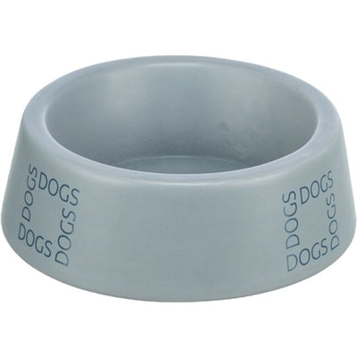 Trixie miska na karmę dla psa miska do picia ceramiczna szaroniebieska