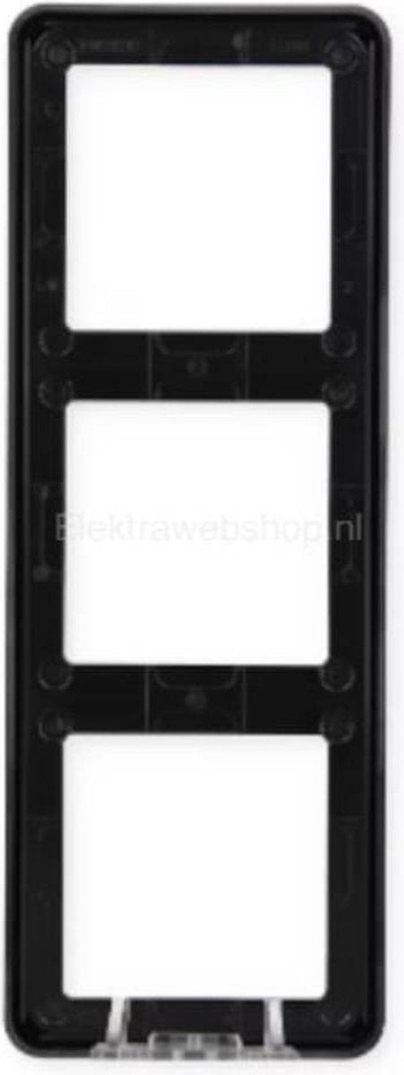 Jung cd583sw afdekking frame 3-voudig zwart 1 stuk(s)