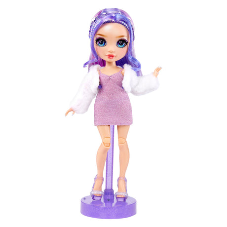 Mga Entertainment Rainbow High Fantastyczna lalka modowa - fioletowa