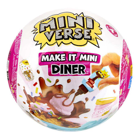Miniverse make it mini food: seria obiadowa 4 - zestaw do rękodzieła - tworzenie miniatur - przekąski i napoje - w tym stół
