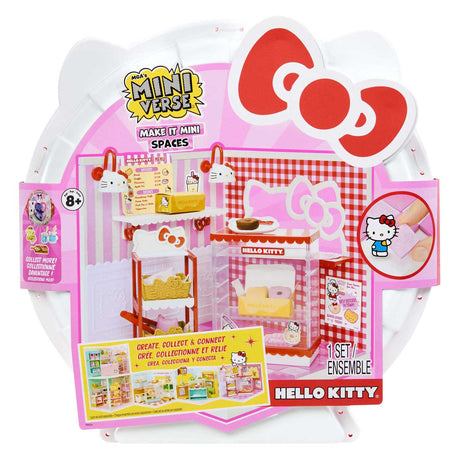 Miniverse make it mini space™ hello kitty® - zestaw do rękodzieła - zestaw konstrukcyjny - stwórz własną mini piekarnię hello kitty