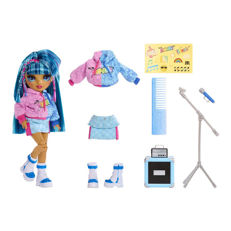 Tęczowa lalka high fashion - Skyler