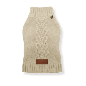 Sweter dla psa Croci, domowy krem celtycki