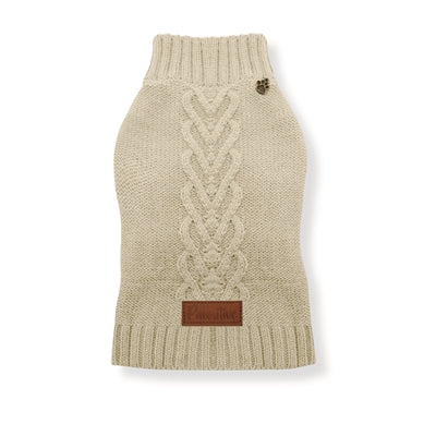 Sweter dla psa Croci, domowy krem celtycki