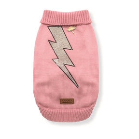 Sweter dla psa Croci Thunder Lightning w kolorze różowym
