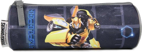 Piórnik Jim Jam Transformers Bumblebee piórnik 1 komora zapinana na zamek błyskawiczny