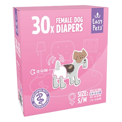 Easypets pieluchy dla psów, damskie