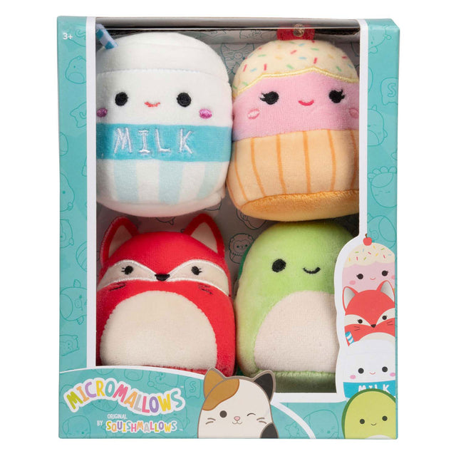Pluszowa przytulanka Squishmallows - mikromallows, 4 szt