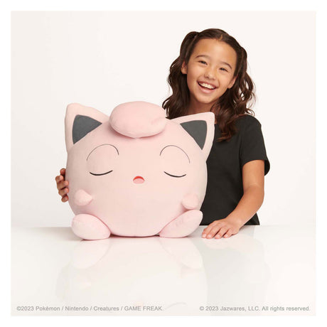 Pluszowy śpiący pokemon Jazwares - jigglypuff 45 cm
