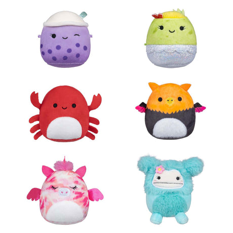 Squishmallows pluszowe mikromallows - myrnam henley, carlos, anjara, joelle, poplina, 6 szt.