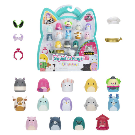 Squishmallows - figurki do gry w zgniatanie, 14 szt.