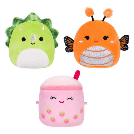 Pluszowa przytulanka Squishmallows - micromallows mony, tristan, victoria - 3 szt.