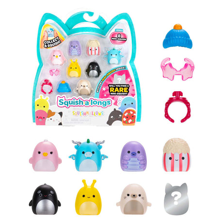 Jazwares squishmallows - squish-a-longs figurki zabawkowe styl 2 - 8 szt.