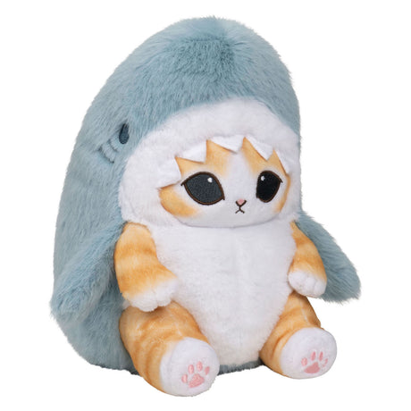 Jazwares mofusand - premium pluche knuffel haai 20cm.