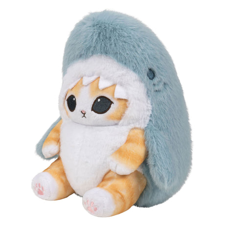 Jazwares mofusand - premium pluche knuffel haai 20cm.