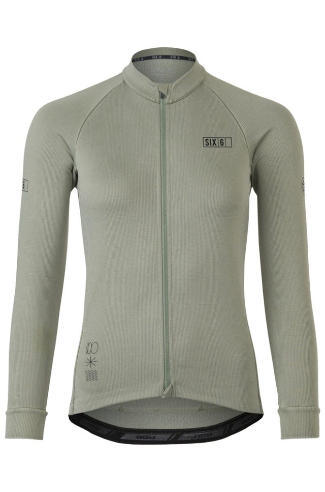 Klassiek fietsshirt lange mouwen six6 dames