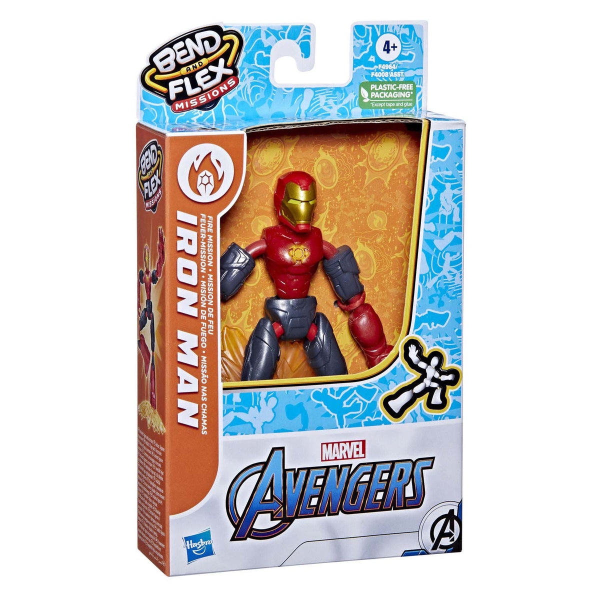 Hasbro Avengers Bend i Flex Fire Mission