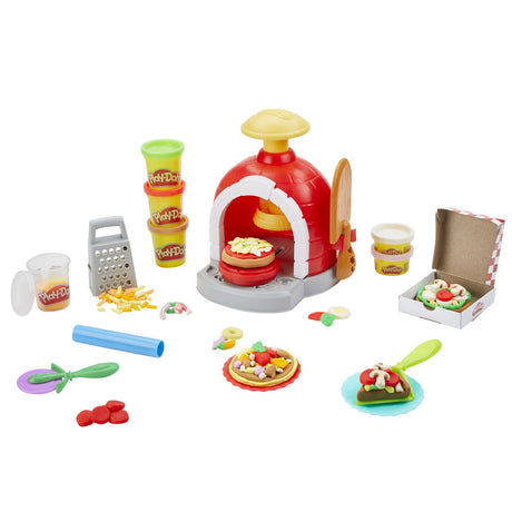 Zestaw do zabawy w piec do pizzy Play-doh - modelina - w tym 6 garnków - rękodzieło dla dzieci