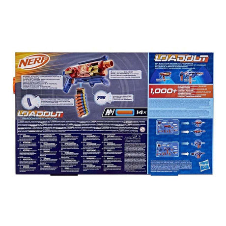 Miotacz rozpoznawczy Nerf Shadowspeed z 14 strzałkami n1