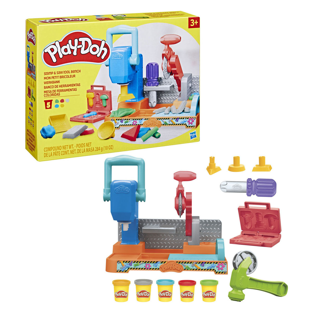 Zestaw do zabawy w stemplowanie i piłowanie Play-Doh - modelina - narzędzia dla dzieci
