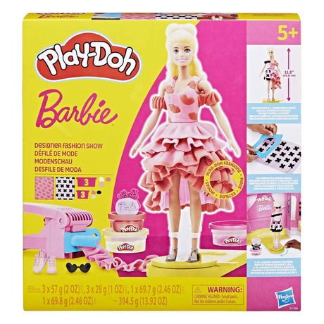 Zestaw do zabawy w pokaz mody Barbie Play-Doh - glina do modelowania