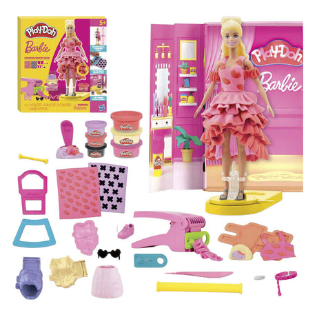Zestaw do zabawy w pokaz mody Barbie Play-Doh - glina do modelowania