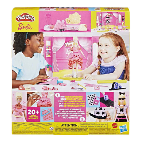 Zestaw do zabawy w pokaz mody Barbie Play-Doh - glina do modelowania