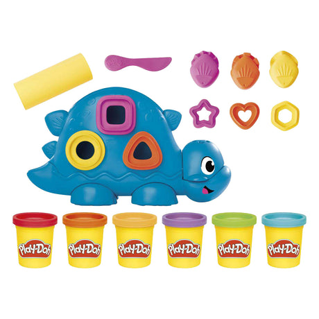 Dino stojące kształty i kolory Play-Doh - 6 glinianych garnków