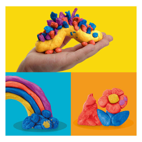 Play-doh metaliczny połysk - 4 gliniane garnki