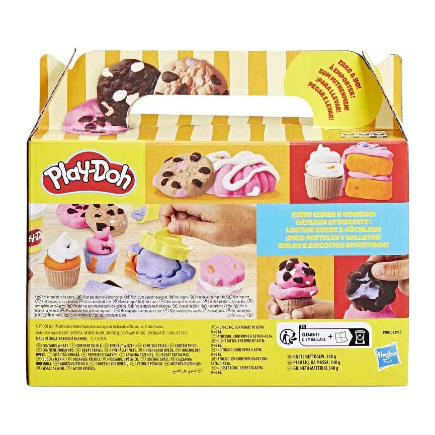 Mała piekarnia Play-doh - 6 glinianych garnków