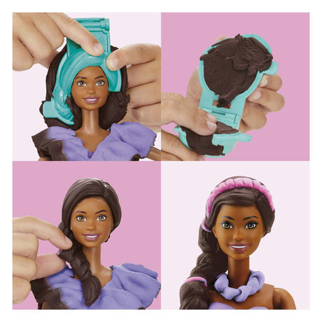 Falbany Play-Doh Barbie Fashionistka - 2 gliniane garnki