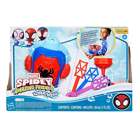 Spidey i jego niesamowici przyjaciele - maszyna do baniek mydlanych z siecią wodną - z dmuchawą do baniek