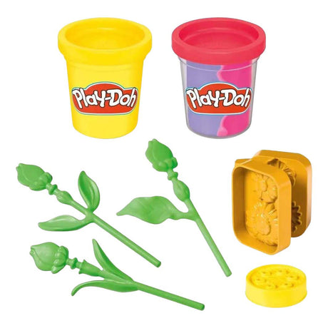 Zestaw gliniany Play-doh słoneczniki i stokrotki - kreatywne zabawki.