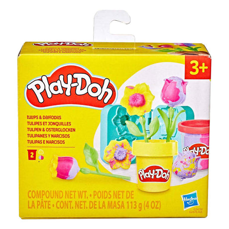 Play-doh lil kwiaty tulipan - 2 gliniane doniczki.