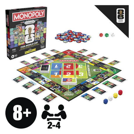 Monopoly panini prizm mistrzostwa świata fifa - gra planszowa