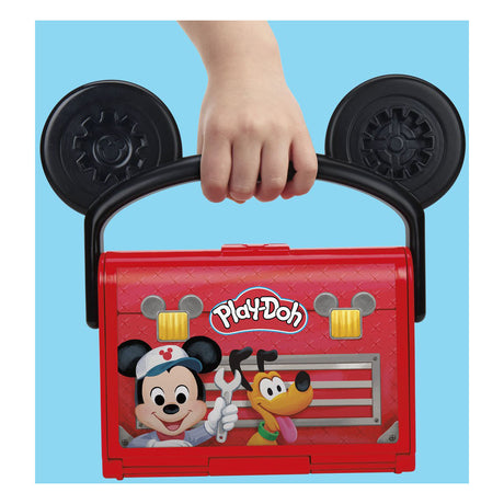 Play-doh Disney Junior podróż do garażu, zabawki Miki