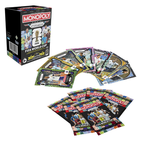 Hasbro monopol panini prizm: pudełko wzmacniające Puchar Świata FIFA